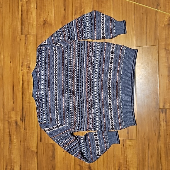 Vintage Northern Elements Pattern Grandpa Cosby Sweater - Picture 2 of 7